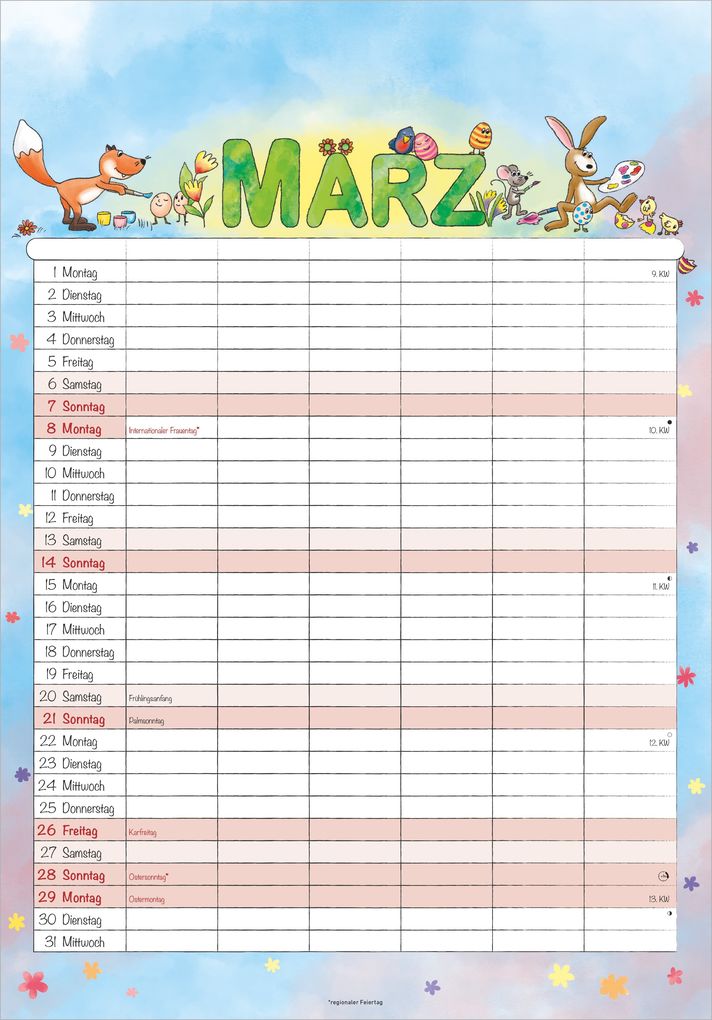 Weitere Ansicht: Familienplaner Cartoon 2027 | Neumann Verlage GmbH & Co. KG, Bayer-Design