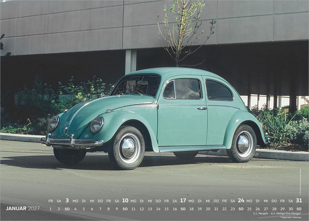 Weitere Ansicht: VW Käferkalender 2027 | Neumann Verlage GmbH & Co. KG, Volkswagen AG