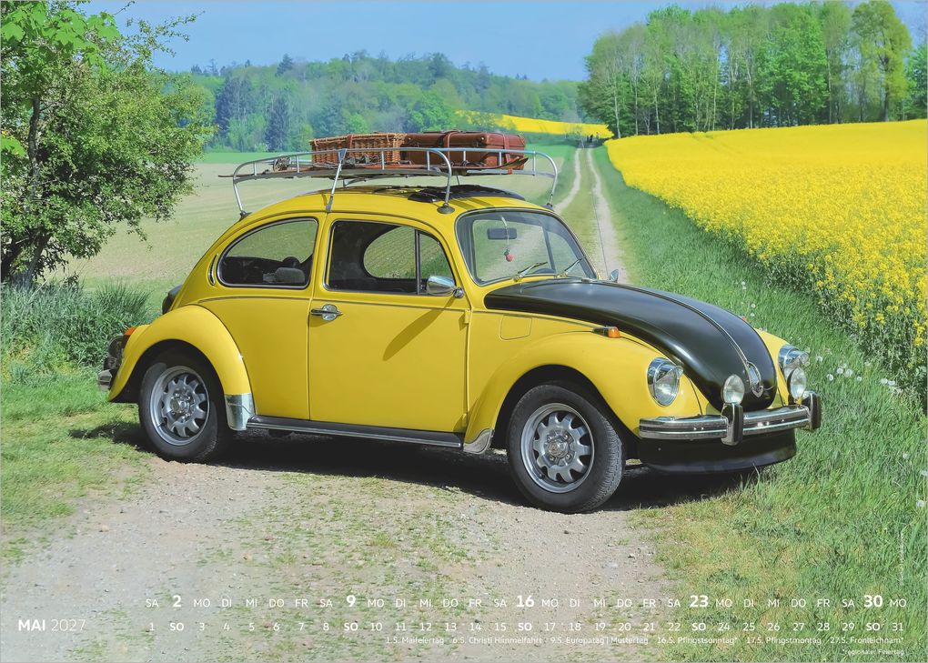 Weitere Ansicht: VW Käferkalender 2027 | Neumann Verlage GmbH & Co. KG, Volkswagen AG