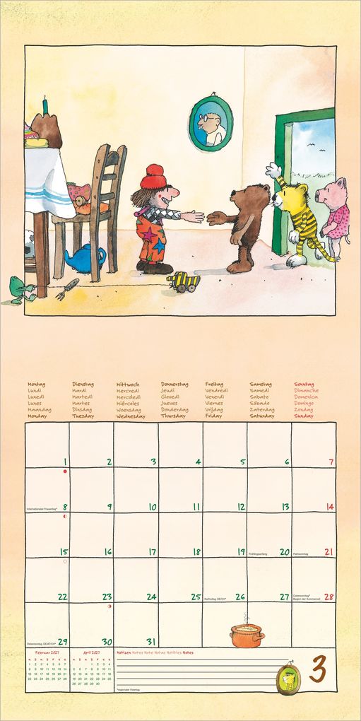 Weitere Ansicht: Janosch 2027 | Neumann Verlage GmbH & Co. KG, LITTLE TIGER VERLAG GmbH