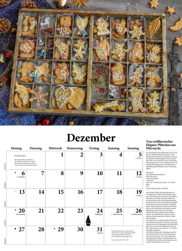 Weitere Ansicht: DuMonts neuer Küchenkalender 2027