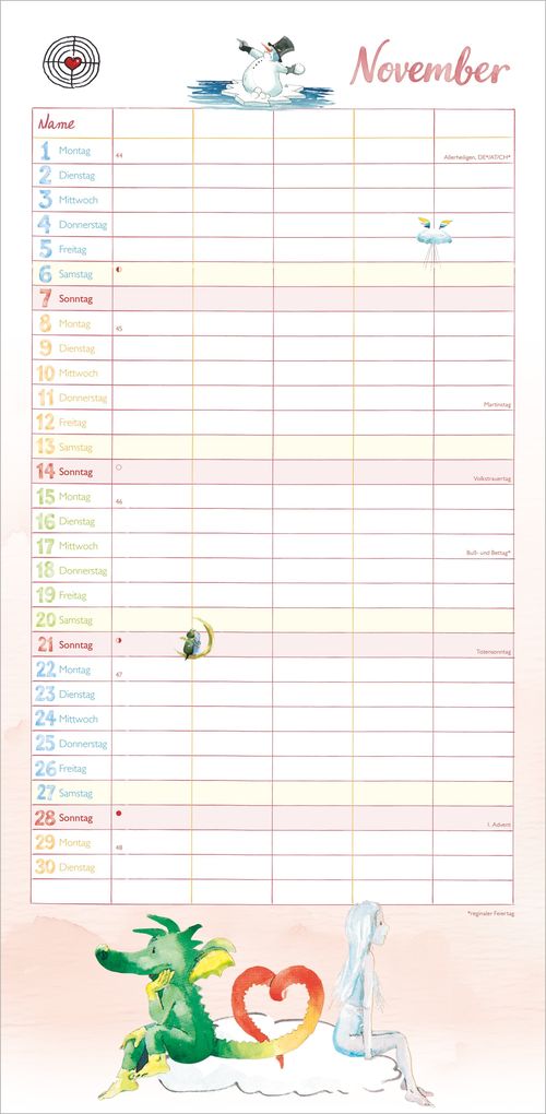 Weitere Ansicht: Der Tabaluga Familienplaner 2027 | Neumann Verlage GmbH & Co. KG