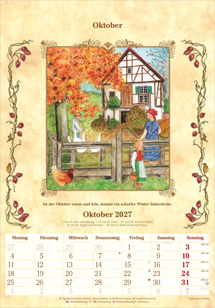 Weitere Ansicht: Bauernkalender 2027 | Neumann Verlage GmbH & Co. KG