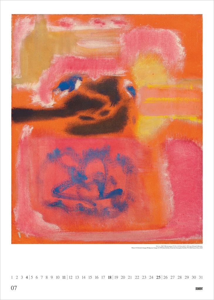 Weitere Ansicht: Mark Rothko 2027 | Neumann Verlage GmbH & Co. KG