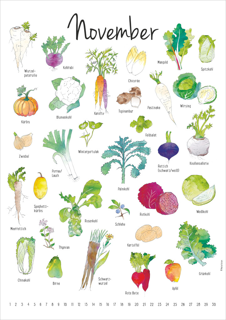 Weitere Ansicht: Der Saisonkalender | Neumann Verlage GmbH & Co. KG