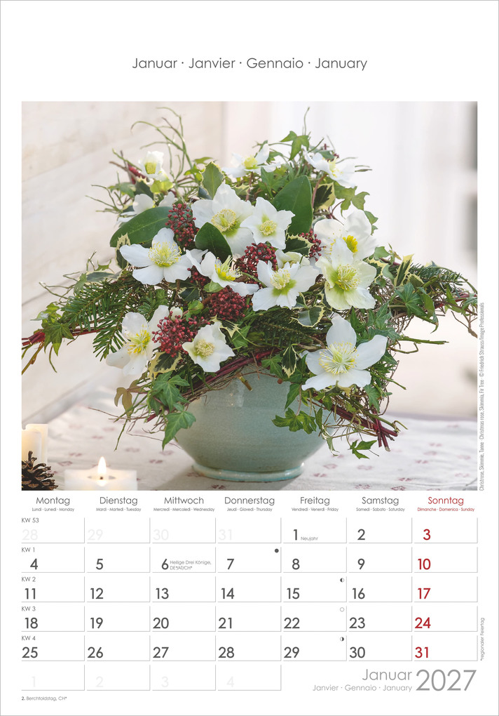 Weitere Ansicht: Blumen 2027 | Neumann Verlage GmbH & Co. KG