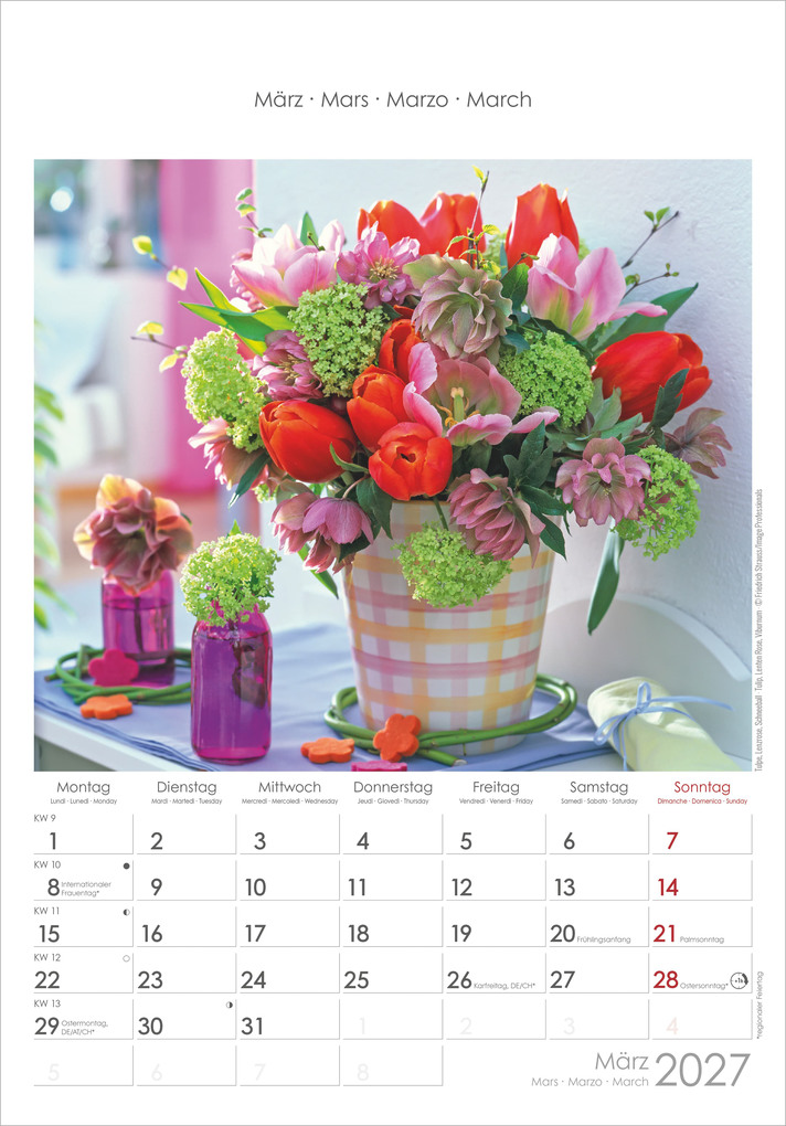 Weitere Ansicht: Blumen 2027 | Neumann Verlage GmbH & Co. KG
