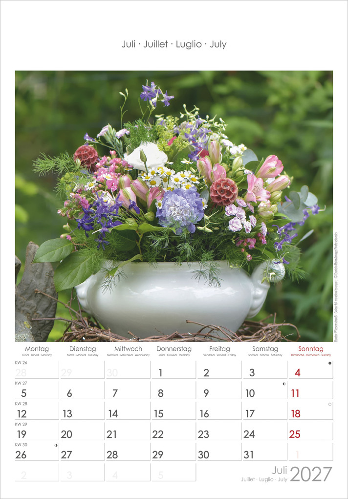 Weitere Ansicht: Blumen 2027 | Neumann Verlage GmbH & Co. KG