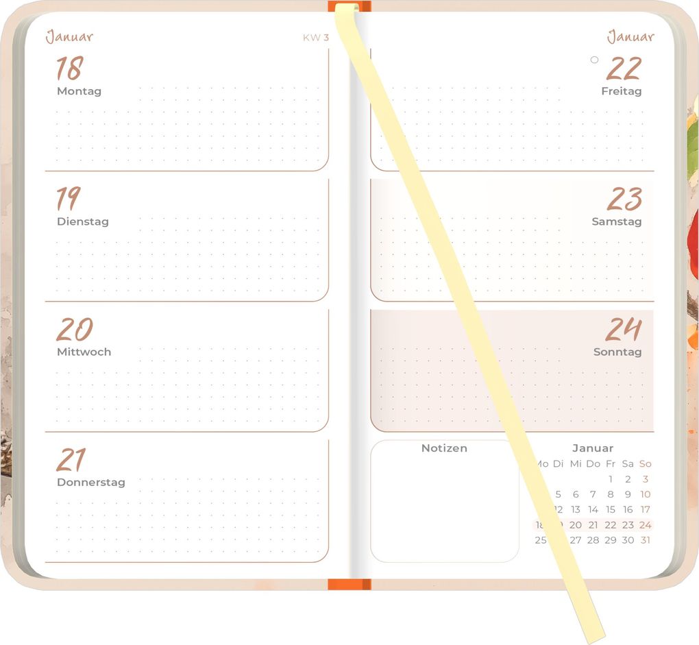 Weitere Ansicht: Lady Journal Slim Bird 2027