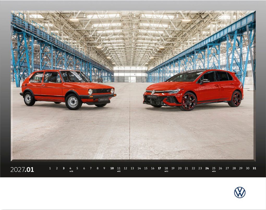 Weitere Ansicht: VW Golf GTI Calendar 2027