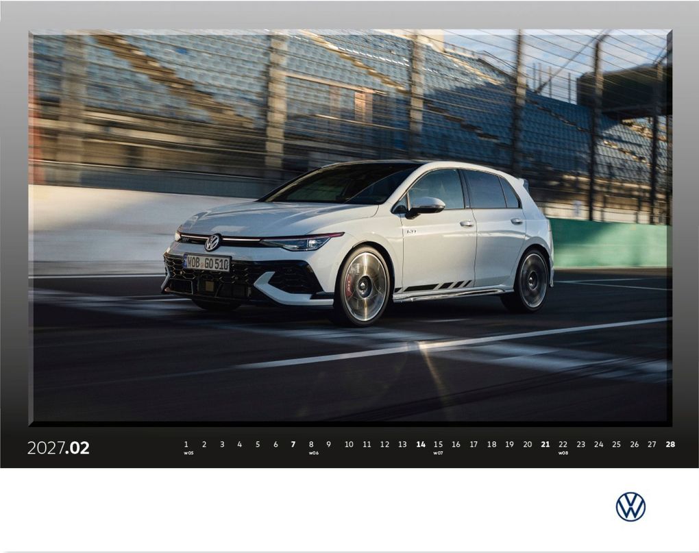 Weitere Ansicht: VW Golf GTI Calendar 2027