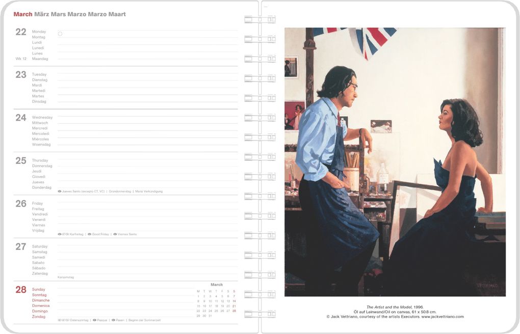 Weitere Ansicht: Jack Vettriano Diary 2027 | Neumann Verlage GmbH & Co. KG, Jack Vettriano