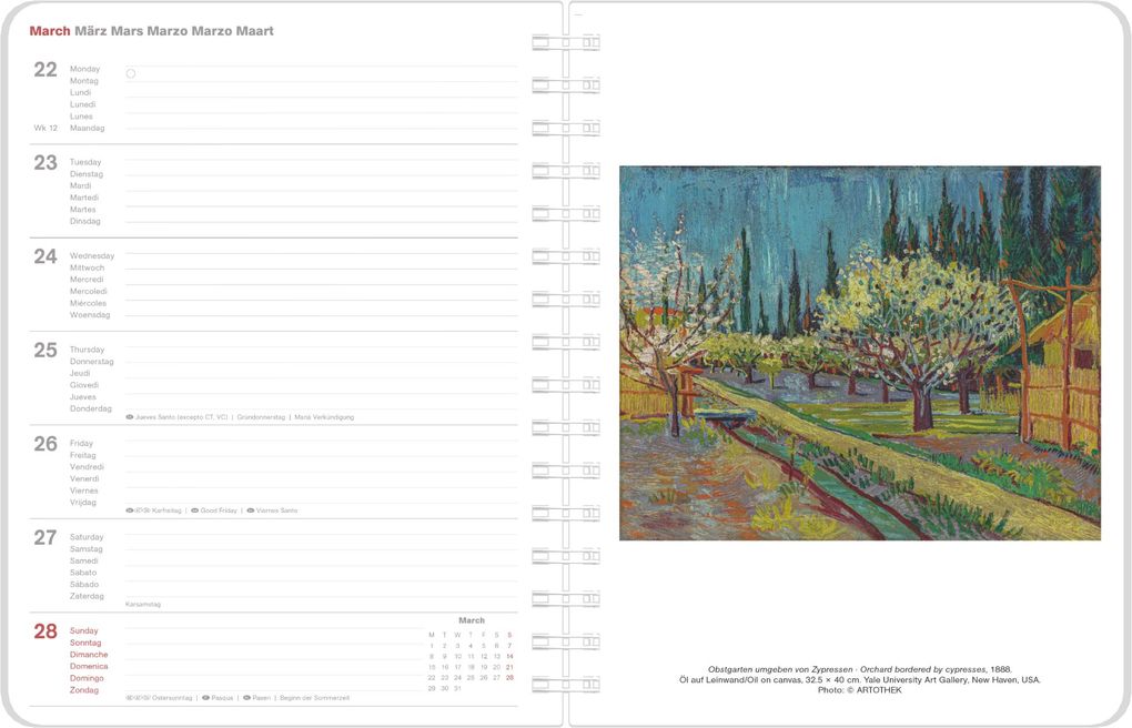 Weitere Ansicht: Vincent van Gogh Diary 2027 | Neumann Verlage GmbH & Co. KG, Vincent van Gogh