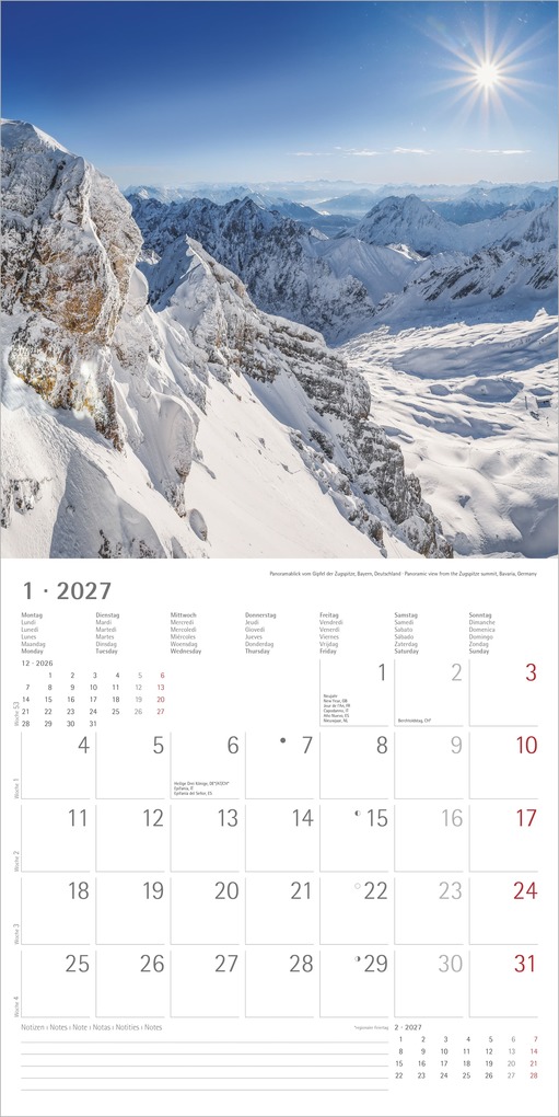 Weitere Ansicht: Alpen 2027 | Neumann Verlage GmbH & Co. KG