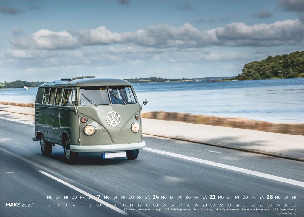 Weitere Ansicht: VW Bullikalender 2027 | Neumann Verlage GmbH & Co. KG, Volkswagen AG