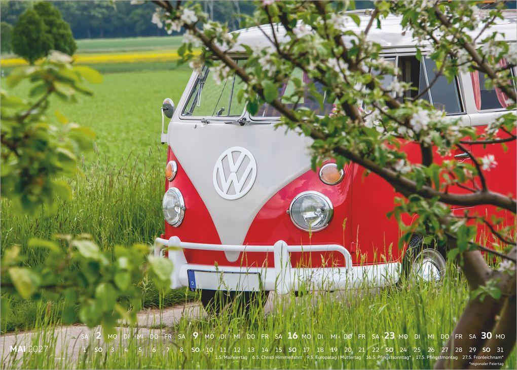 Weitere Ansicht: VW Bullikalender 2027 | Neumann Verlage GmbH & Co. KG, Volkswagen AG