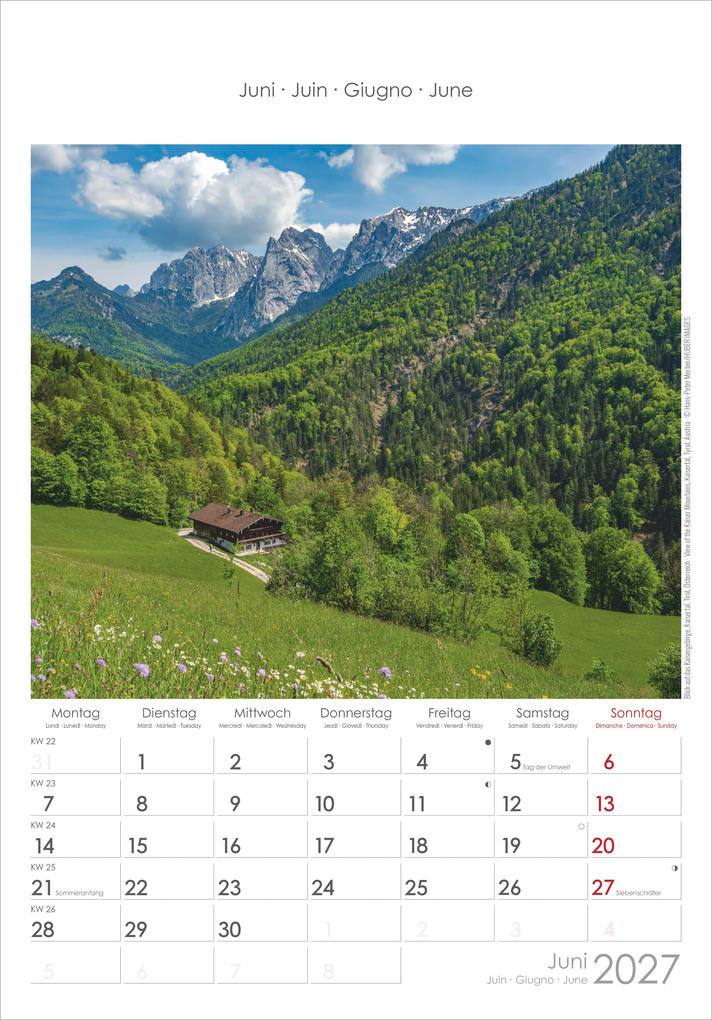 Weitere Ansicht: Alpen 2027 | Neumann Verlage GmbH & Co. KG