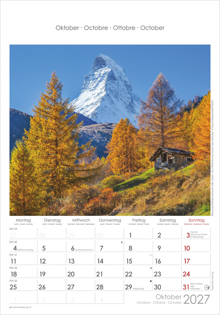 Weitere Ansicht: Alpen 2027 | Neumann Verlage GmbH & Co. KG