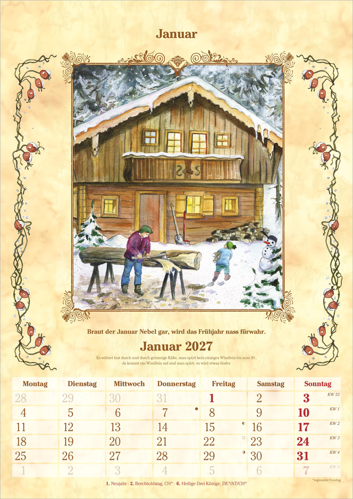 Weitere Ansicht: Bauernkalender 2027 | Neumann Verlage GmbH & Co. KG