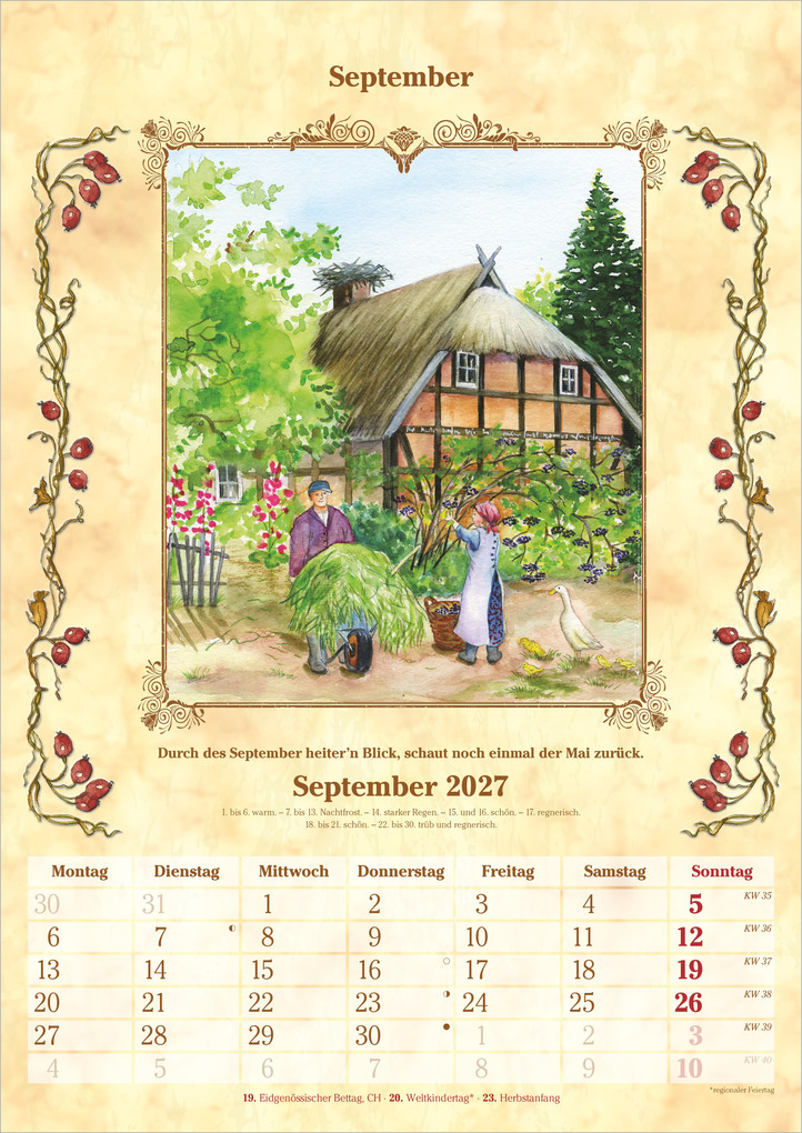 Weitere Ansicht: Bauernkalender 2027 | Neumann Verlage GmbH & Co. KG
