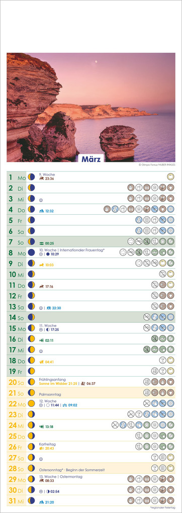 Weitere Ansicht: Mondkalender 2027 | Neumann Verlage GmbH & Co. KG