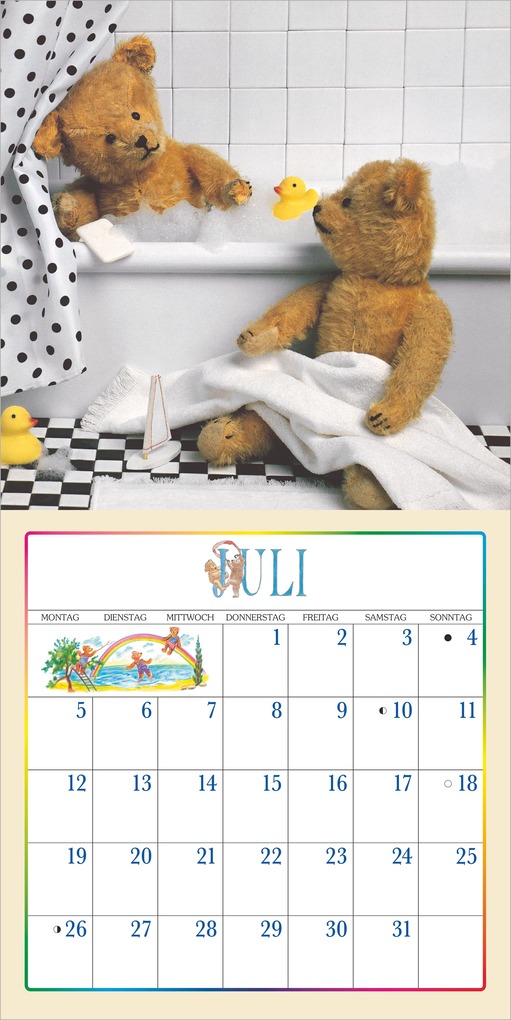 Weitere Ansicht: Der Teddybär Kalender 2027