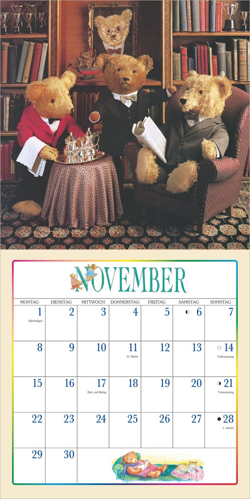 Weitere Ansicht: Der Teddybär Kalender 2027