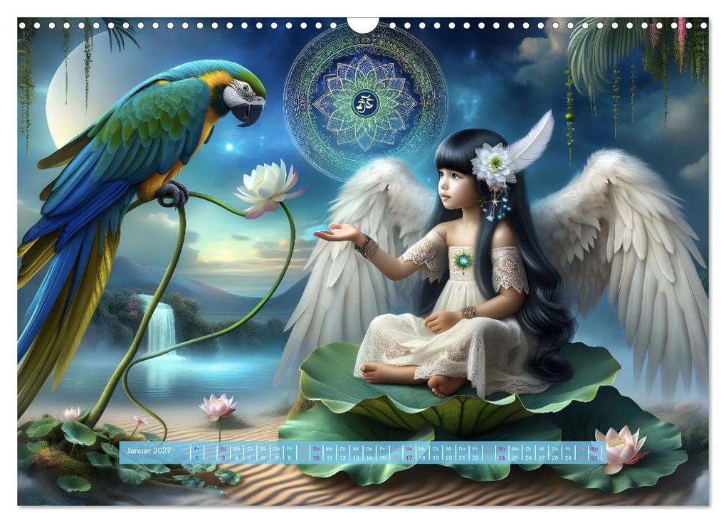 Weitere Ansicht: Traumwelt der Krafttiere (Wandkalender 2027 DIN A3 quer), CALVENDO Monatskalender | Aria-Elena Leon, Calvendo