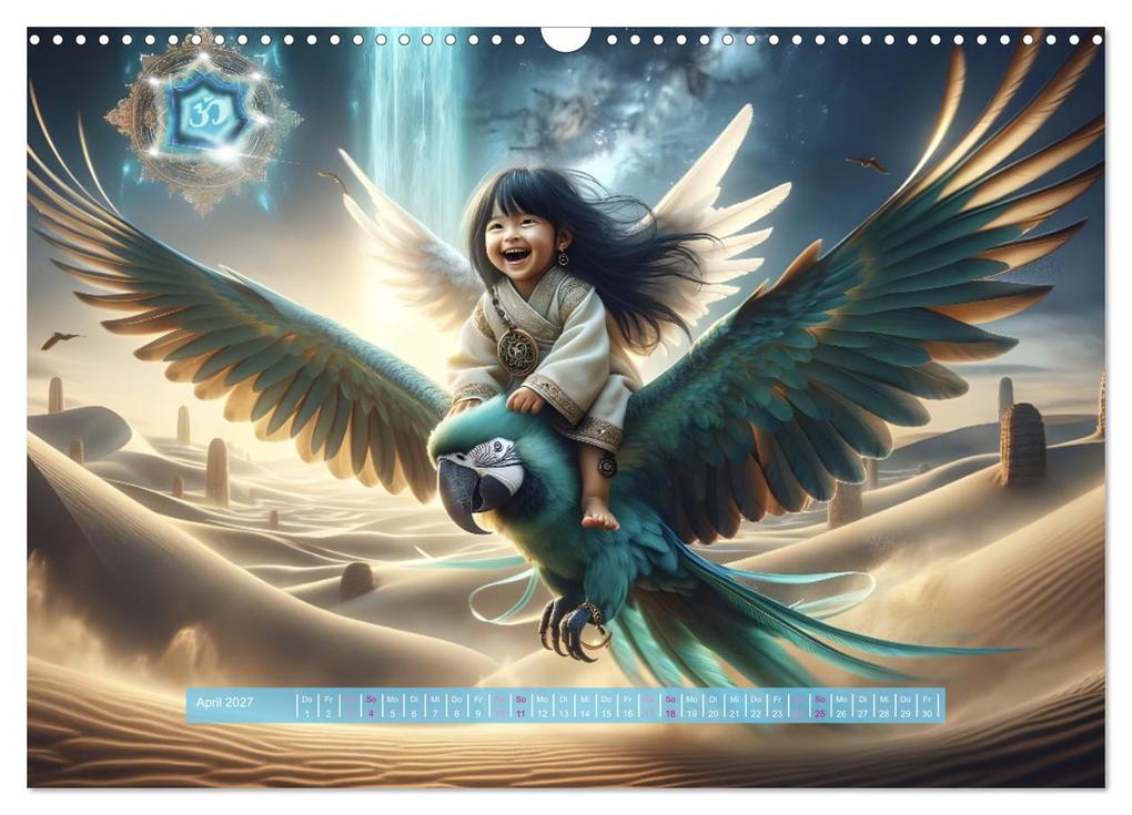 Weitere Ansicht: Traumwelt der Krafttiere (Wandkalender 2027 DIN A3 quer), CALVENDO Monatskalender | Aria-Elena Leon, Calvendo