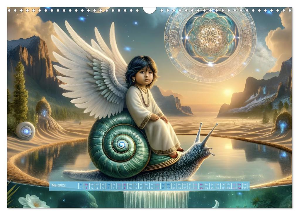 Weitere Ansicht: Traumwelt der Krafttiere (Wandkalender 2027 DIN A3 quer), CALVENDO Monatskalender | Aria-Elena Leon, Calvendo