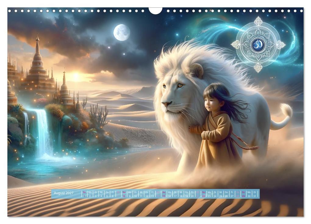 Weitere Ansicht: Traumwelt der Krafttiere (Wandkalender 2027 DIN A3 quer), CALVENDO Monatskalender | Aria-Elena Leon, Calvendo