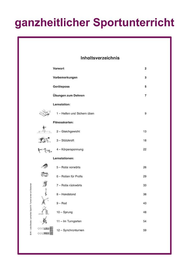 Weitere Ansicht: Lernzirkel Sport 04 | Julia Bracke