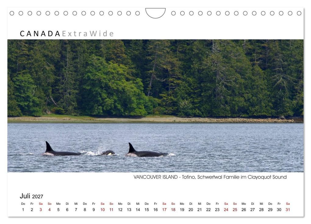 Weitere Ansicht: Vancouver Island Panoramabilder (Wandkalender 2027 DIN A4 quer), CALVENDO Monatskalender | Dieter-M. Wilczek, Calvendo