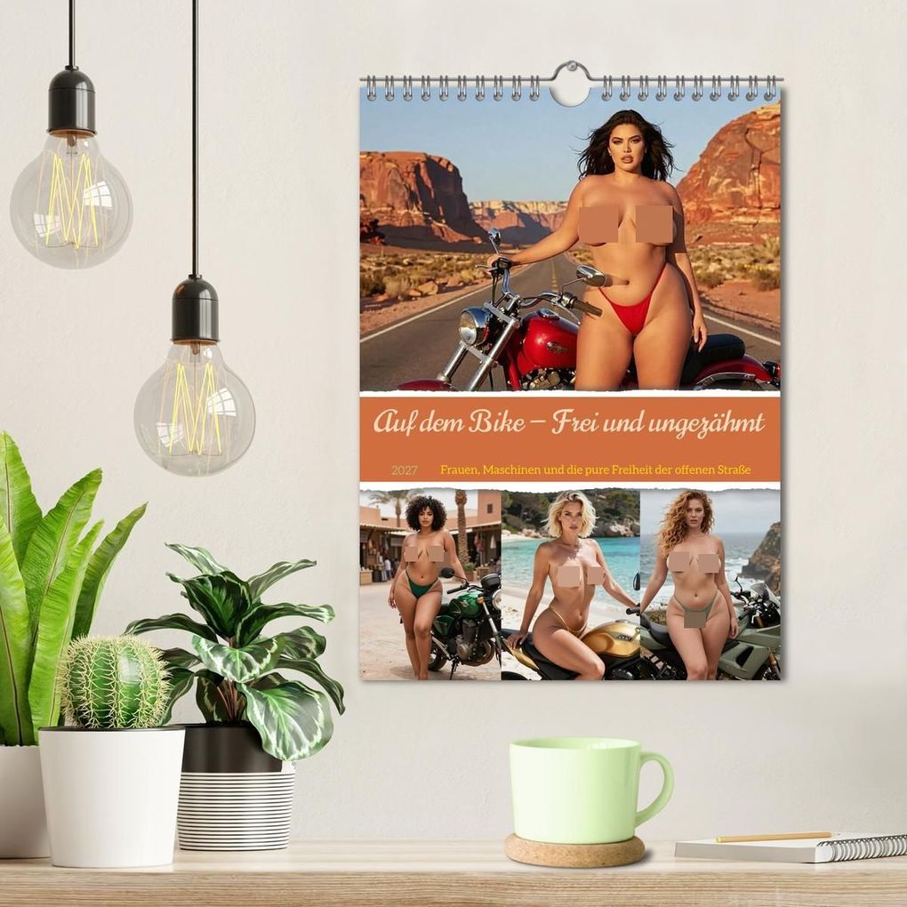 Weitere Ansicht: Auf dem Bike - Frei und ungezähmt (Wandkalender 2027 DIN A4 hoch), CALVENDO Monatskalender | Liam Blue, Calvendo