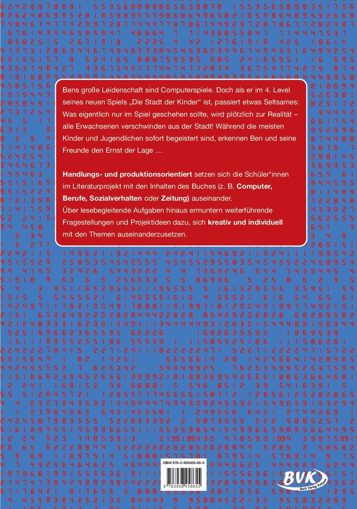 Weitere Ansicht: Literaturprojekt zu Level 4 - die Stadt der Kinder | Jessica Parlitz, Katharina Hartmann, Kerstin Herzog