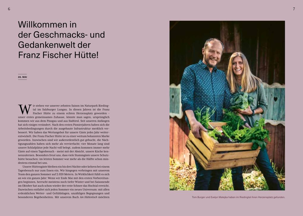 Weitere Ansicht: Am Hüttentisch | Evelyn Matejka, Tom Burger