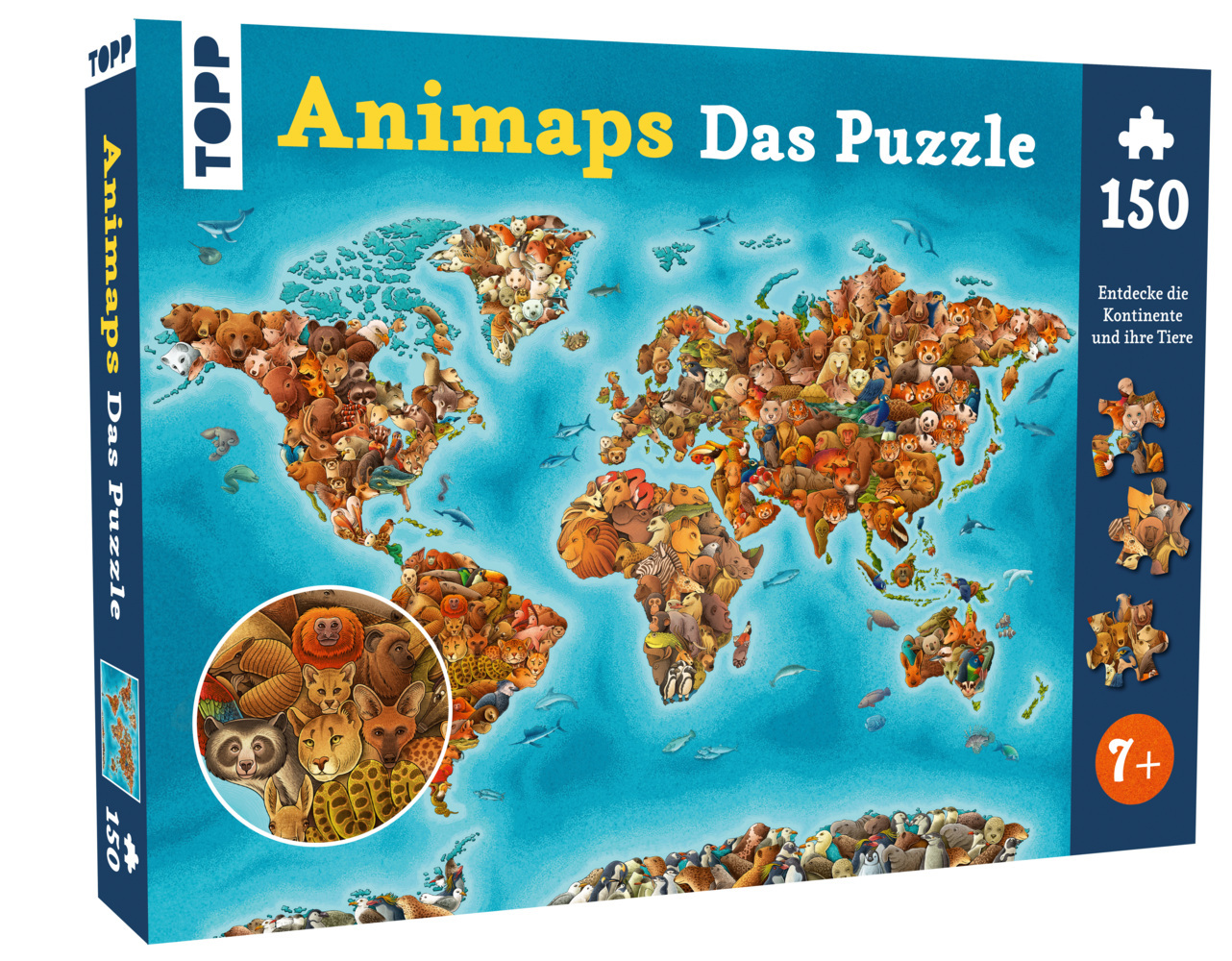 Produktbild: Animaps: Das Puzzle - 150 Teile.
