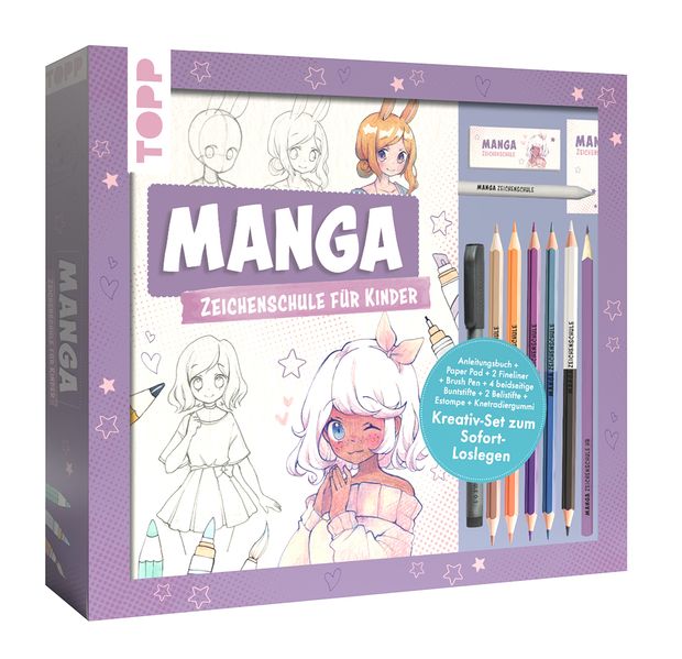 Produktbild: Kreativ-Set Manga Kids | Yoai, Wiebke Krabbe