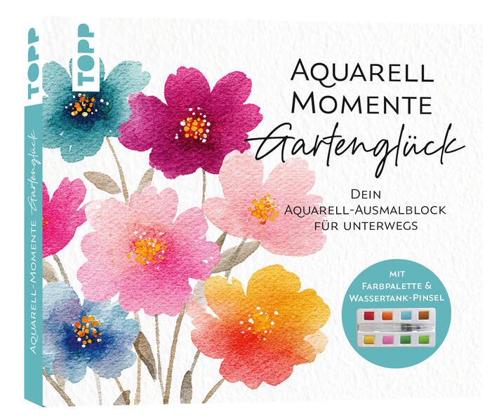 Produktbild: Aquarell-Momente Gartenglück | frechverlag