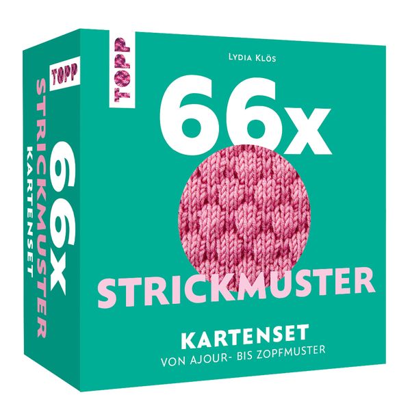 Produktbild: 66x Strickmuster Kartenset | Lydia Klös