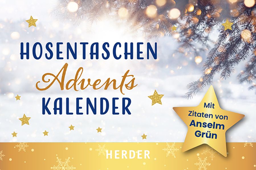 Produktbild: Hosentaschenadventskalender 2026 - mit Fotos | Anselm Grün