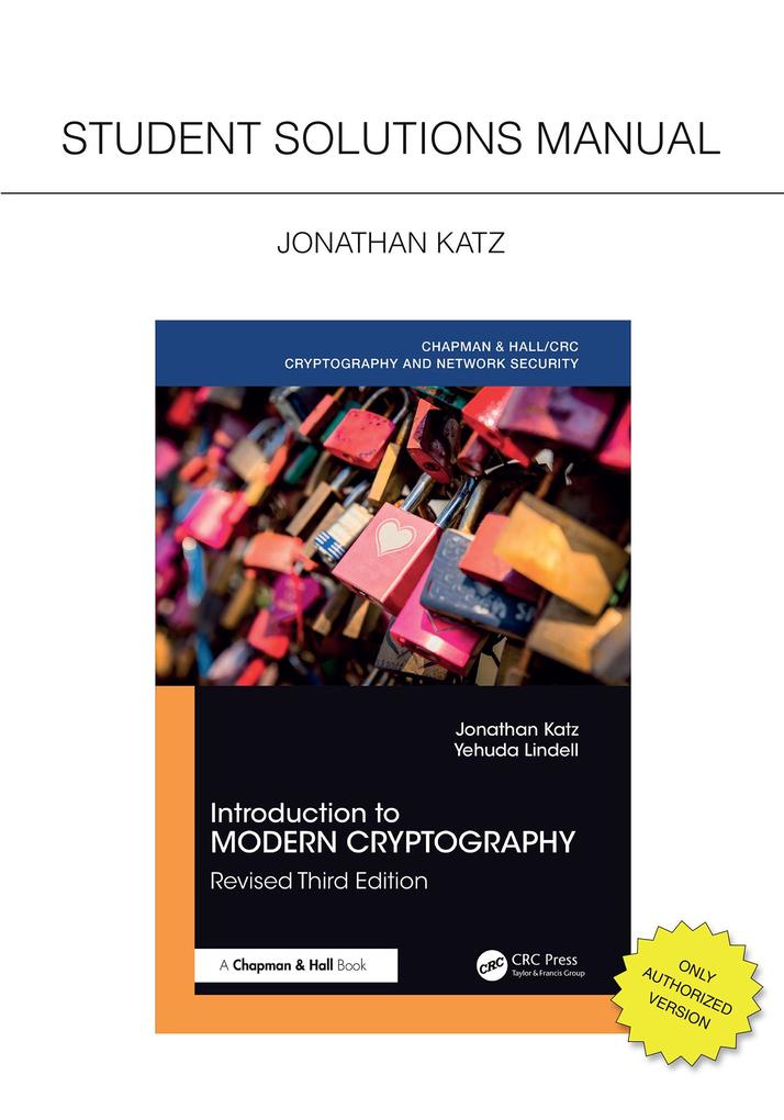 eBook epub: "Introduction to Modern Cryptography, Revised Third Edition"