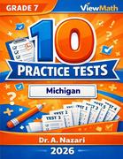 Taschenbuch: "10 Michigan M-STEP Grade 7 Math Practice Tests"