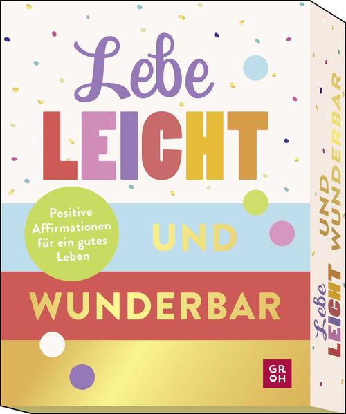 Produktbild: Affirmationskarten: Lebe leicht und wunderbar