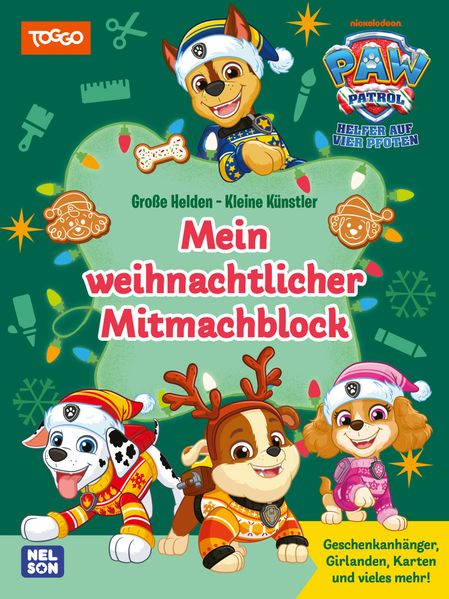 Produktbild: PAW Patrol Mitmachbuch: Mein weihnachtlicher Mitmachblock