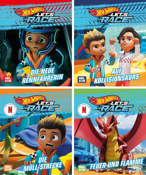 Produktbild: Nelson Mini-Bücher: Hot Wheels 1-4