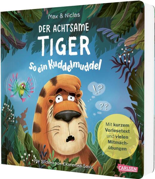 Produktbild: Der achtsame Tiger 2: So ein Kuddelmuddel! (Pappbilderbuchausgabe) | Max & Niclas
