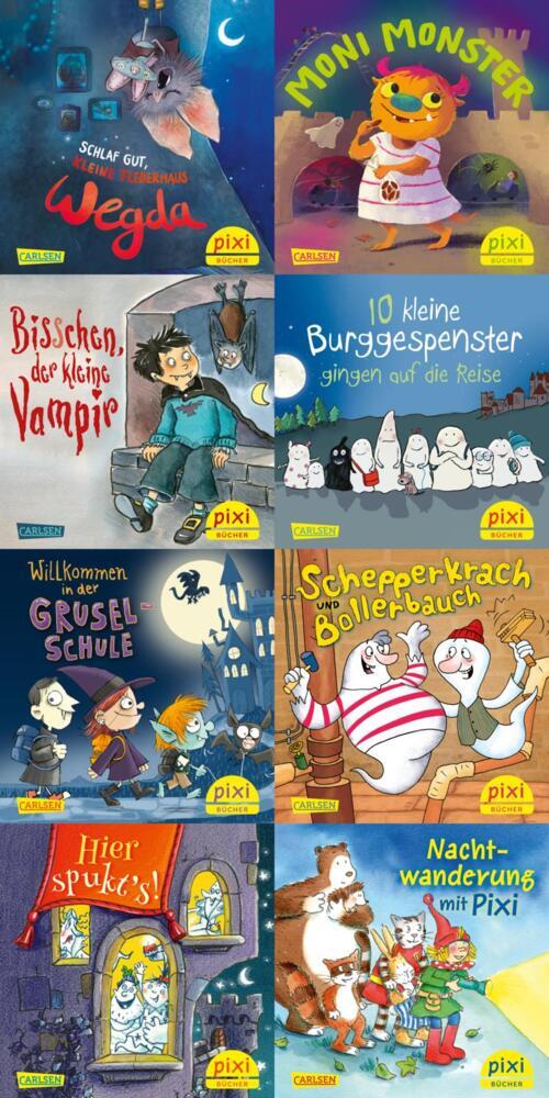 Produktbild: Pixi-8er-Set 312: Pixi in der Geisterbahn (8x1 Exemplar) | Diverse