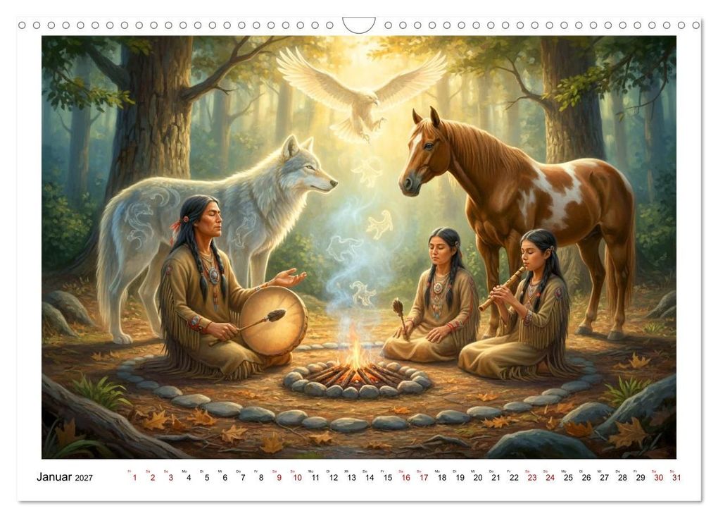 Weitere Ansicht: In Verbindung mit dem Land und den Ahnen (Wandkalender 2027 DIN A3 quer), CALVENDO Monatskalender | Calvendo, Kerstin Waurick