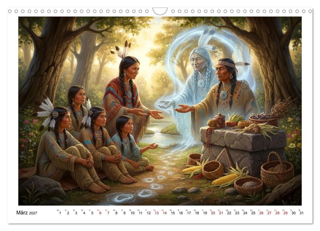 Weitere Ansicht: In Verbindung mit dem Land und den Ahnen (Wandkalender 2027 DIN A3 quer), CALVENDO Monatskalender | Calvendo, Kerstin Waurick